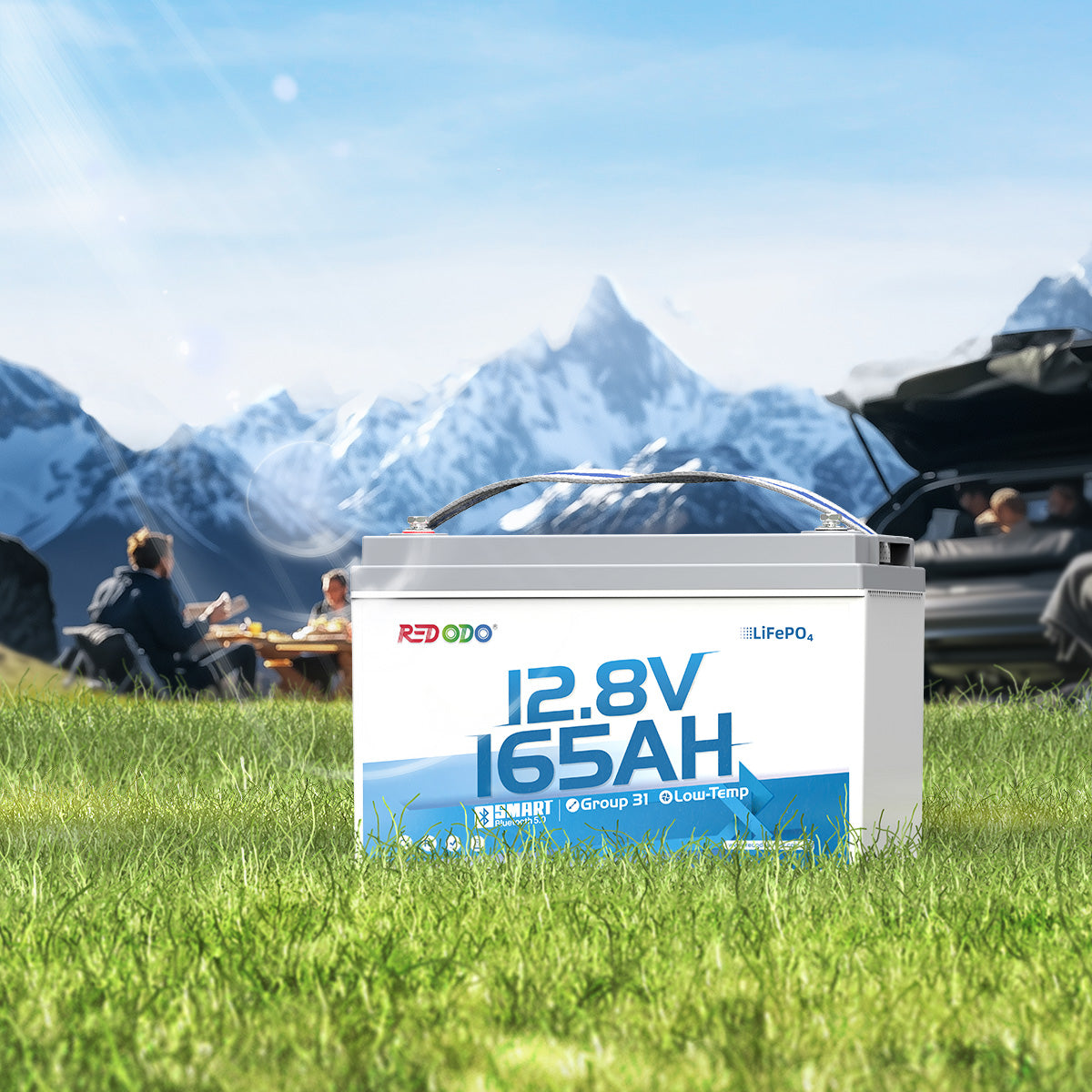 12V 165Ah Group 31 Bluetooth Battery