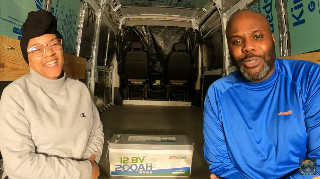Level Up Our Van Life: Installing the Redodo 200Ah LiFePO4 Powerhouse in Our Ram ProMaster!