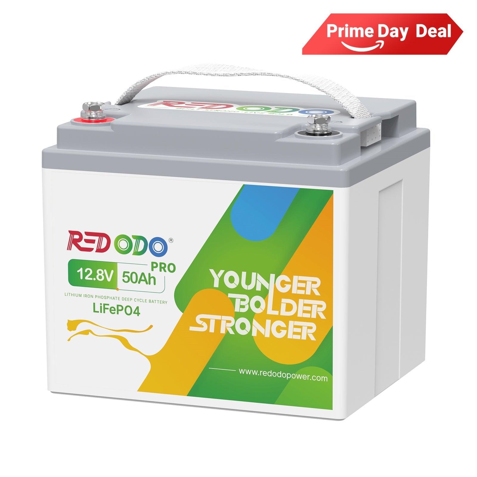 Redodo 12V 50Ah Lithium Battery | For Portable Solar Power Stations, Camping, RV, Trolling Motor