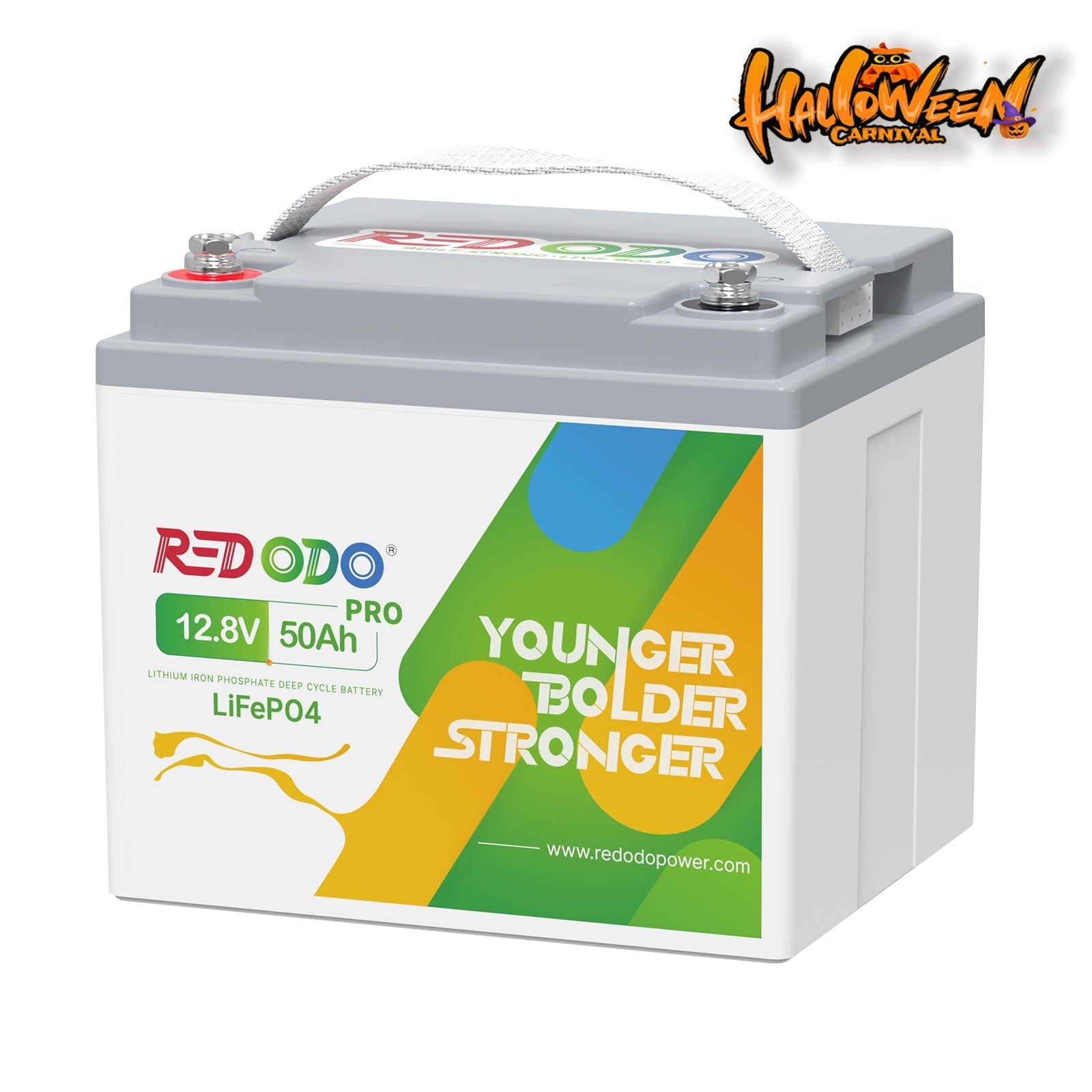 Redodo 12V 50Ah Lithium Battery | For Portable Solar Power Stations, Camping, RV, Trolling Motor