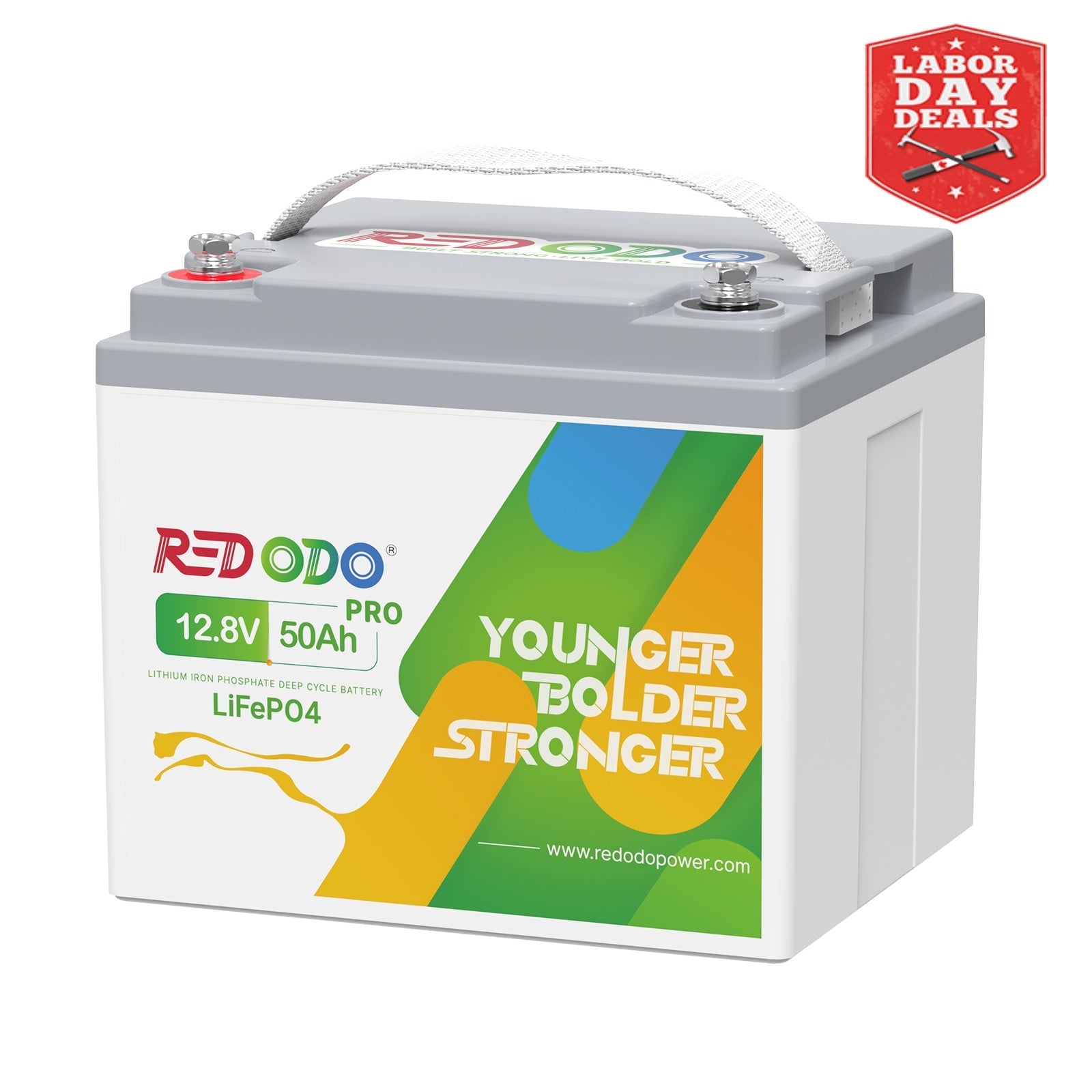 Redodo 12V 50Ah Lithium Battery | For Portable Solar Power Stations, Camping, RV, Trolling Motor Redodo CA