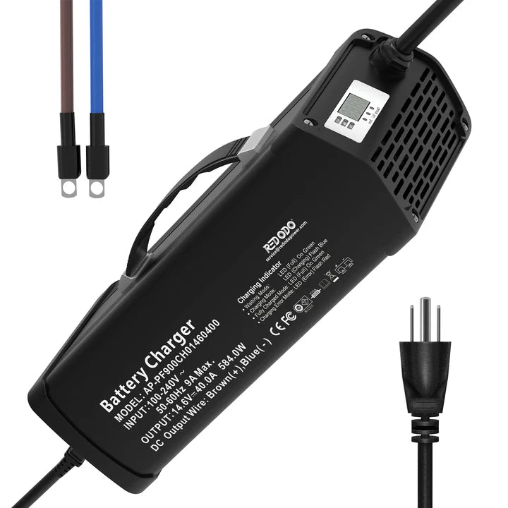 Redodo 14.6V 40A Handle Lithium Battery Charger