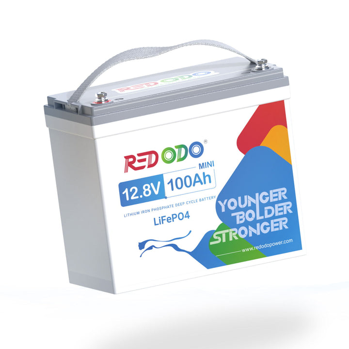 [From C$407.39]Redodo 12V 100Ah Mini LiFePO4 battery | 1.28kWh & 1.28kW