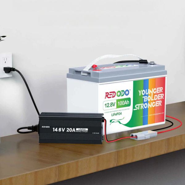 Redodo 12V 100Ah LiFePO4 Lithium Battery | Best Budget | For RV, Solar, Trolling Motor