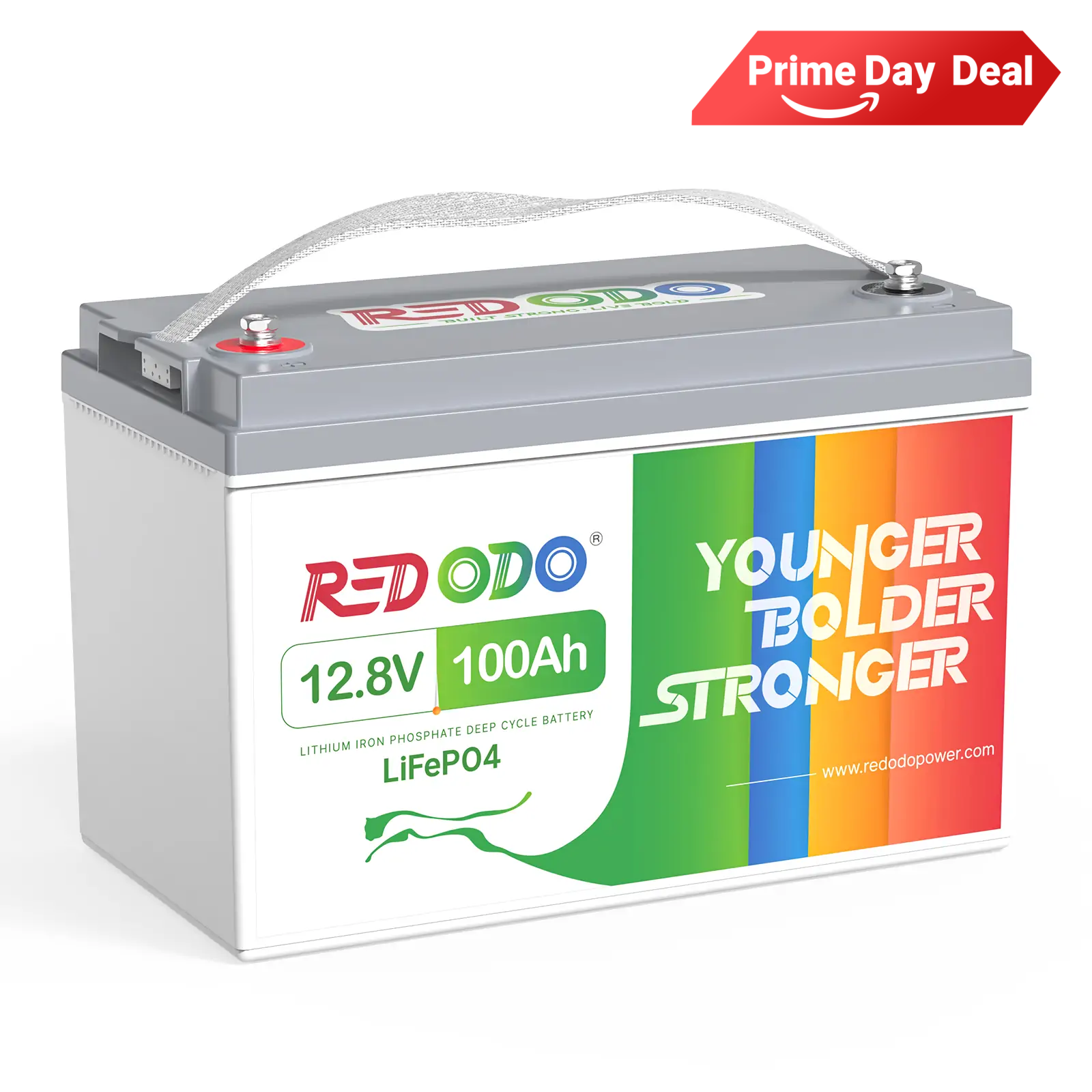 Redodo 12V 100Ah Deep Cycle LiFePO4 Lithium Battery | Lead-Acid Replacement