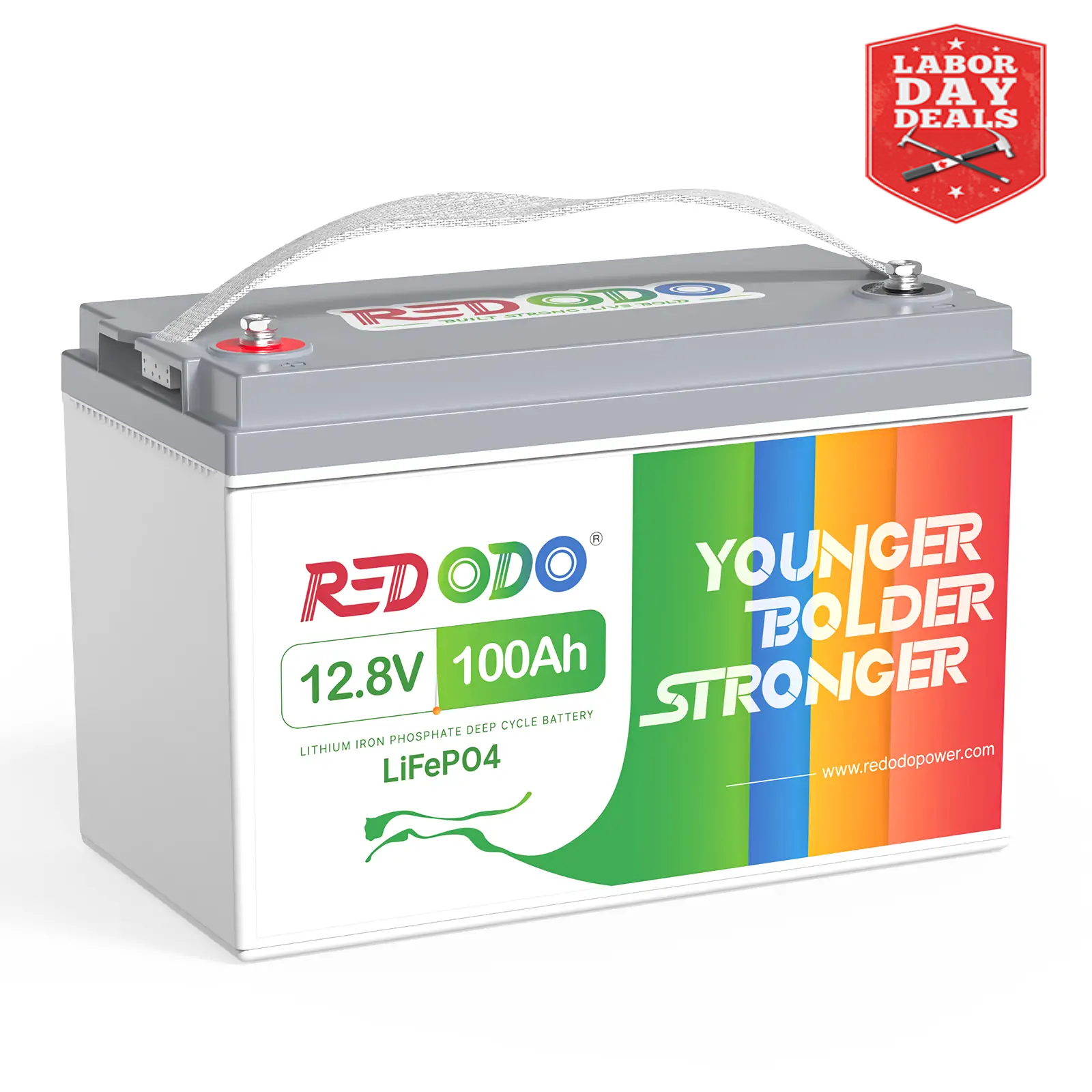 Redodo 12V 100Ah Deep Cycle LiFePO4 Lithium Battery | RV, Solar, Marine Battery | Best Budget Redodo CA