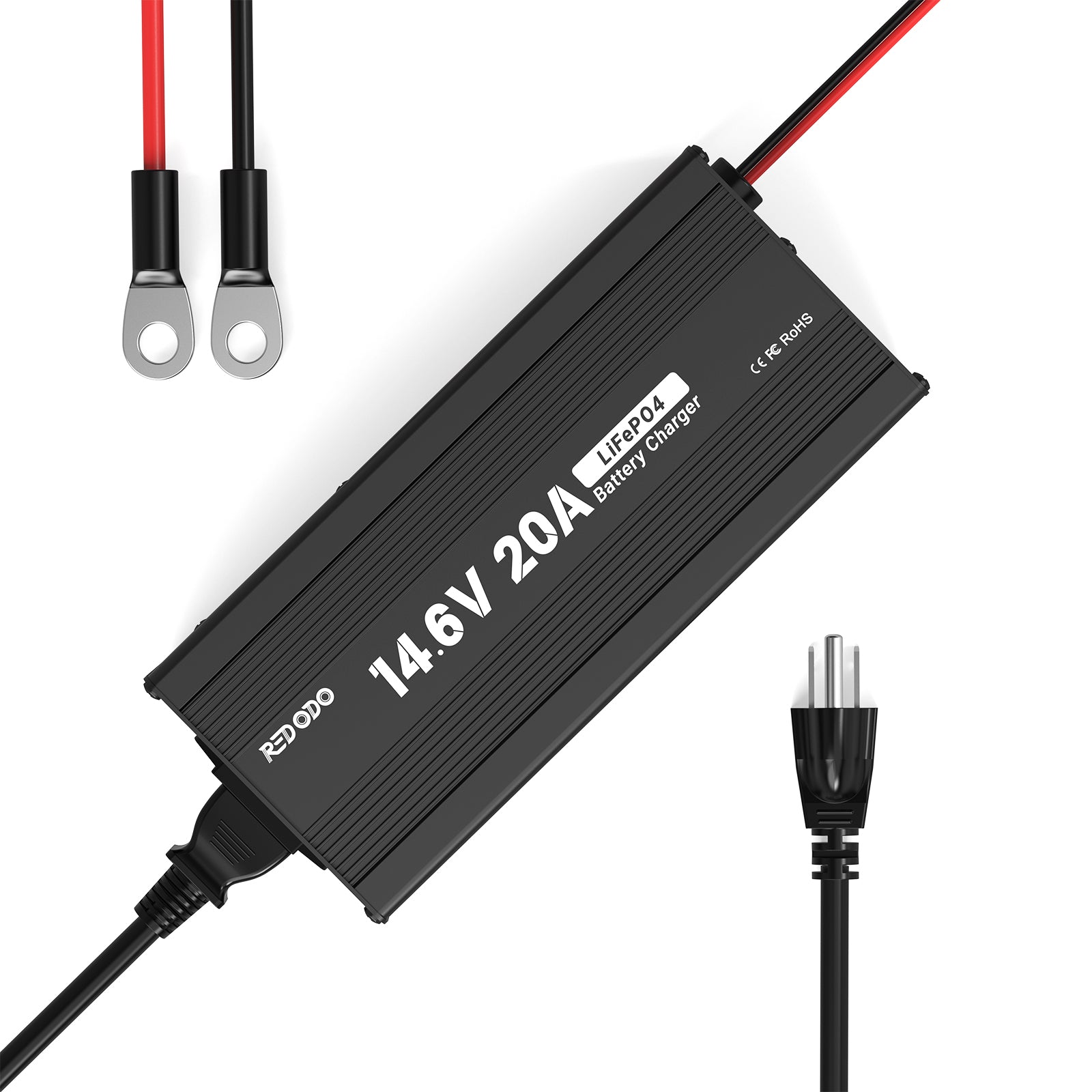 Redodo 14.6V 20A Lifepo4 battery charger