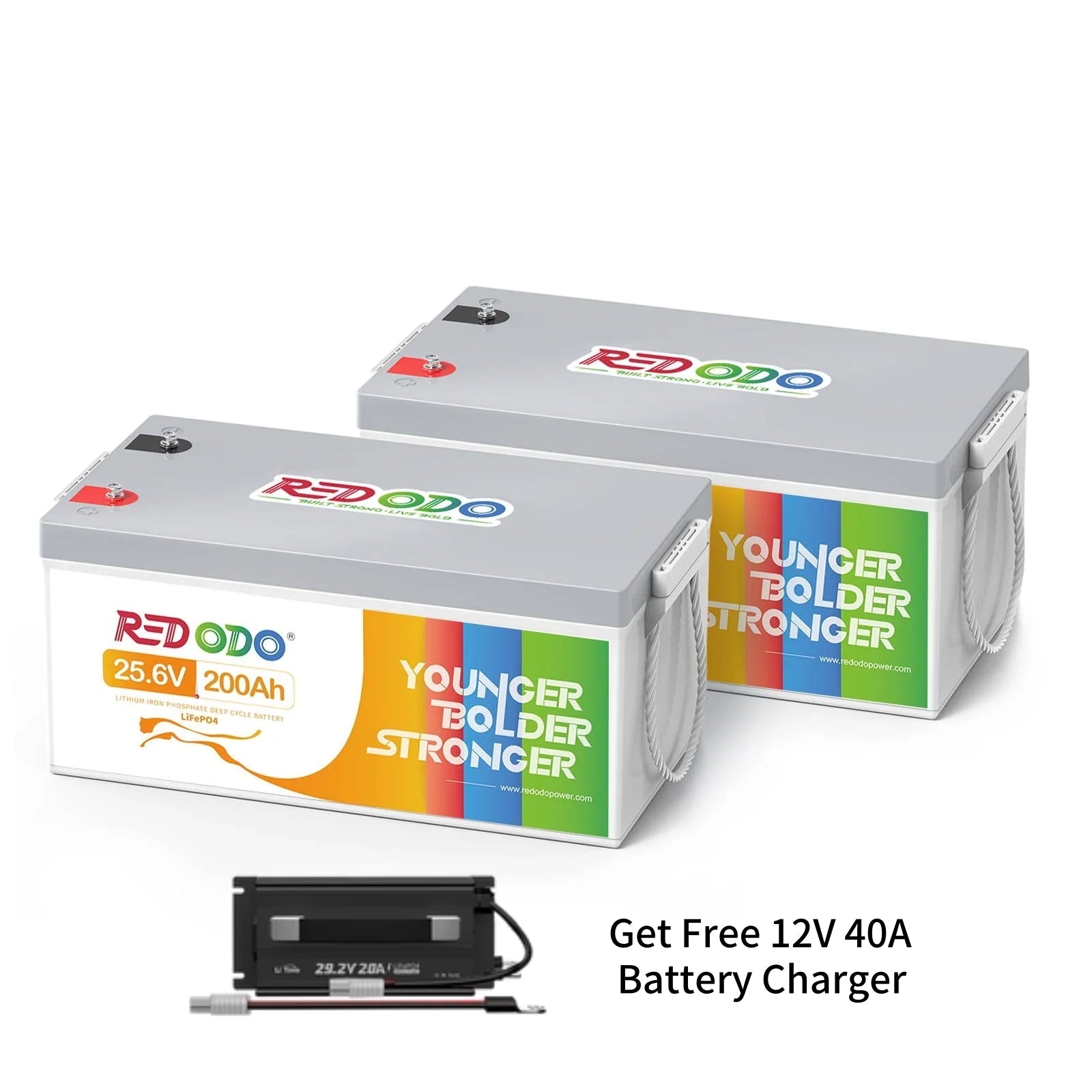 ⚡[C$1159 after Sign-Up] Redodo 24V 200Ah LiFePO4 Lithium Battery | 5120Wh & 5120W Perfect For Solar System, Boats, RV Redodo CA