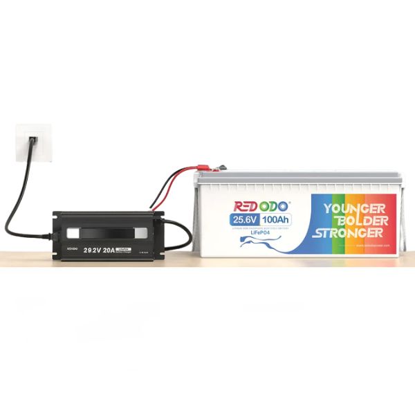 Redodo 24V 100Ah Lithium Battery | For RVs, Trolling Motors, Marine and Off-Grid Applications