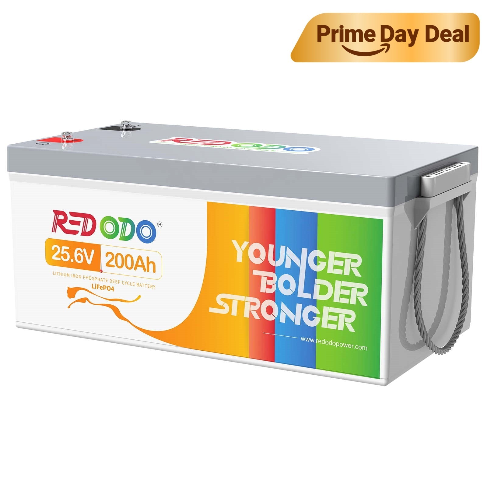 Redodo 24V 200Ah LiFePO4 Lithium Battery | 5120Wh & 5120W Perfect For Solar System, Boats, RV Redodo CA