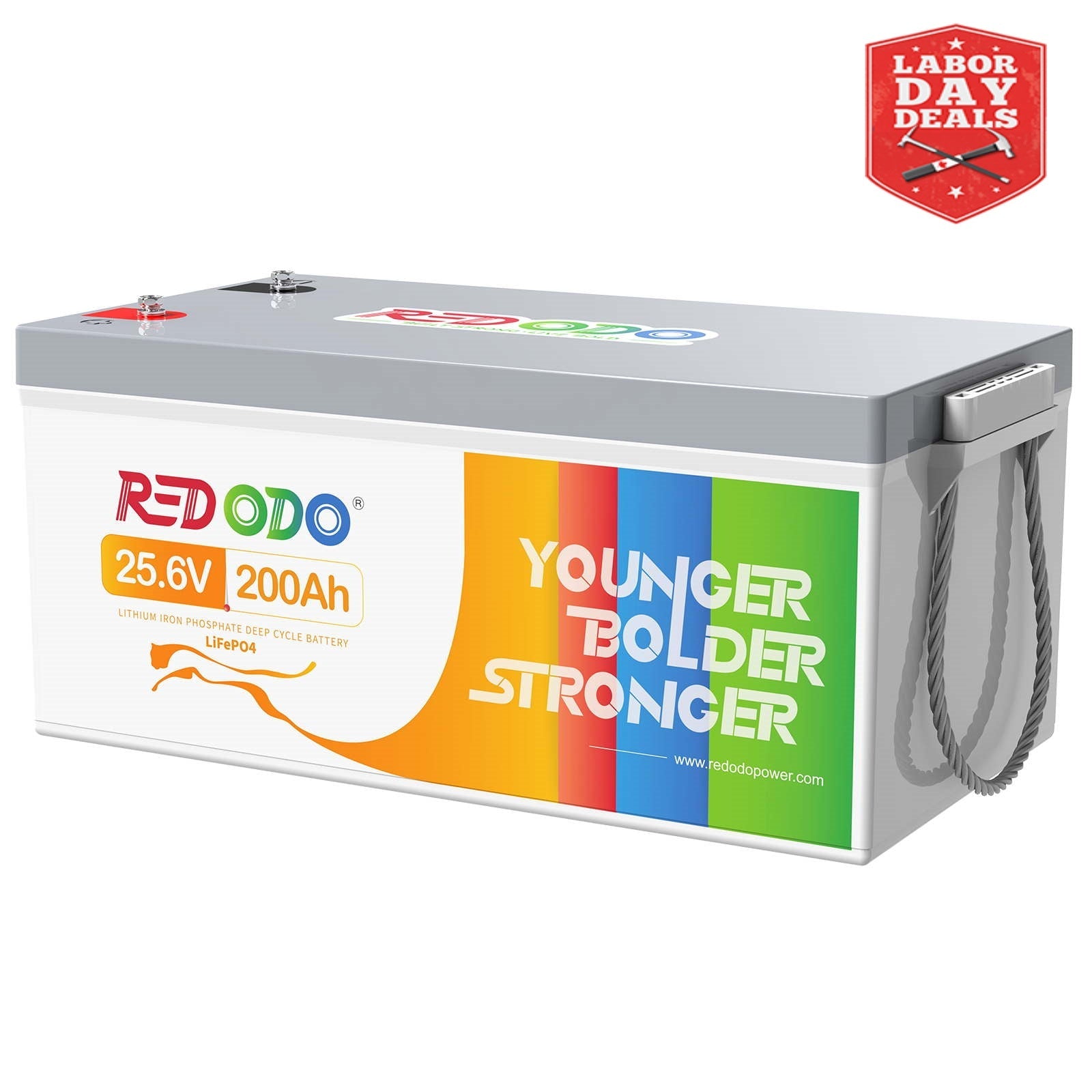 Redodo 24V 200Ah LiFePO4 Lithium Battery | 5120Wh & 5120W Perfect For Solar System, Boats, RV Redodo CA