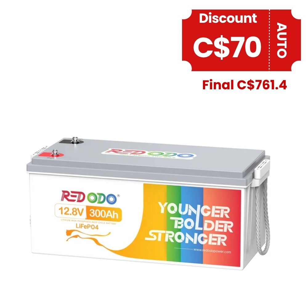 Redodo 12V 300Ah Lithium Battery | Replaces 6*12V 100Ah AGM Batteries | For RV, Marine, Solar