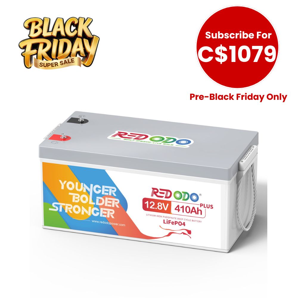 【C$1079 After Subscribe】Redodo 12V 410Ah Deep Cycle Lithium Battery Perfect for Home Energy Storage, RV, Marine Redodo CA