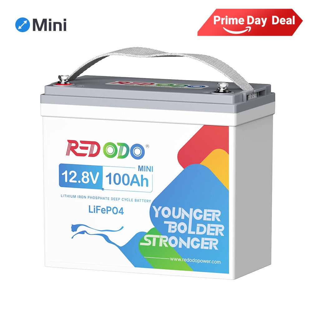 Redodo 12V 100Ah Mini Lithium Battery | Smallest Battery | Perfect for RV, Vans, Trolling motors Redodo CA