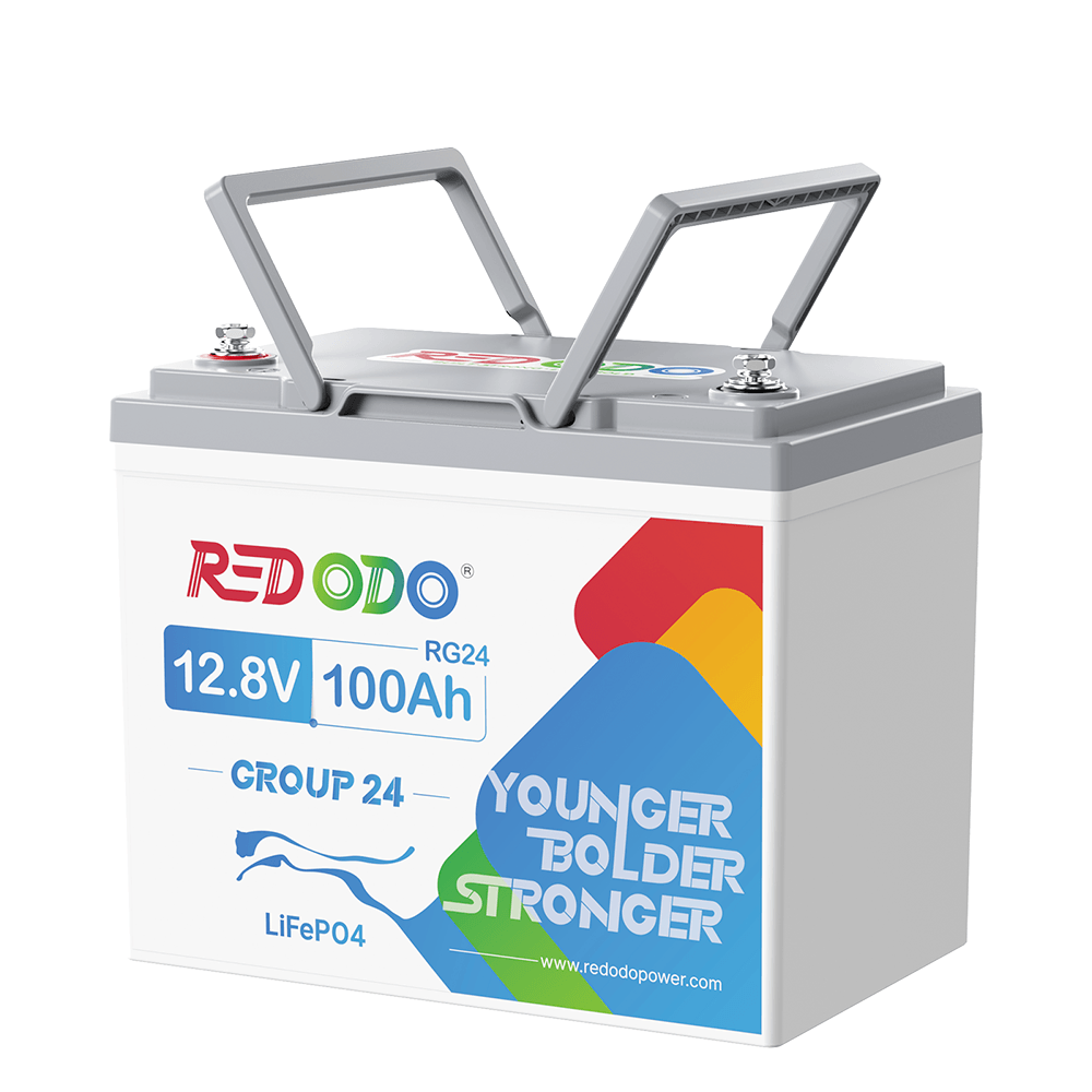 Redodo 12V 100Ah Group 24 Deep Cycle Lithium Battery Redodo CA