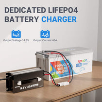 Redodo 12V(14.6V) 40A Handle Lithium Battery Charger Redodo CA