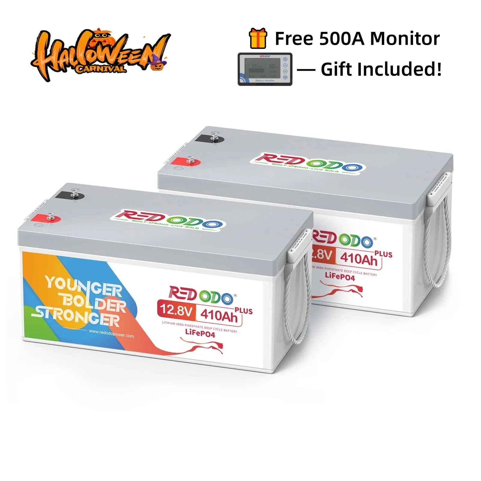 Redodo 12V 410Ah Deep Cycle Lithium Battery Perfect for Home Energy Storage, RV, Marine Redodo CA