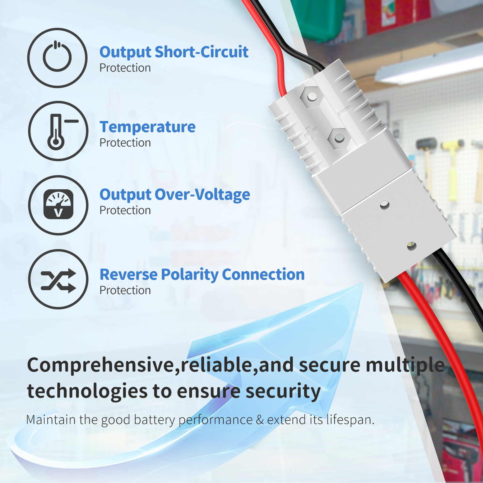 Redodo Lifepo4 battery charger