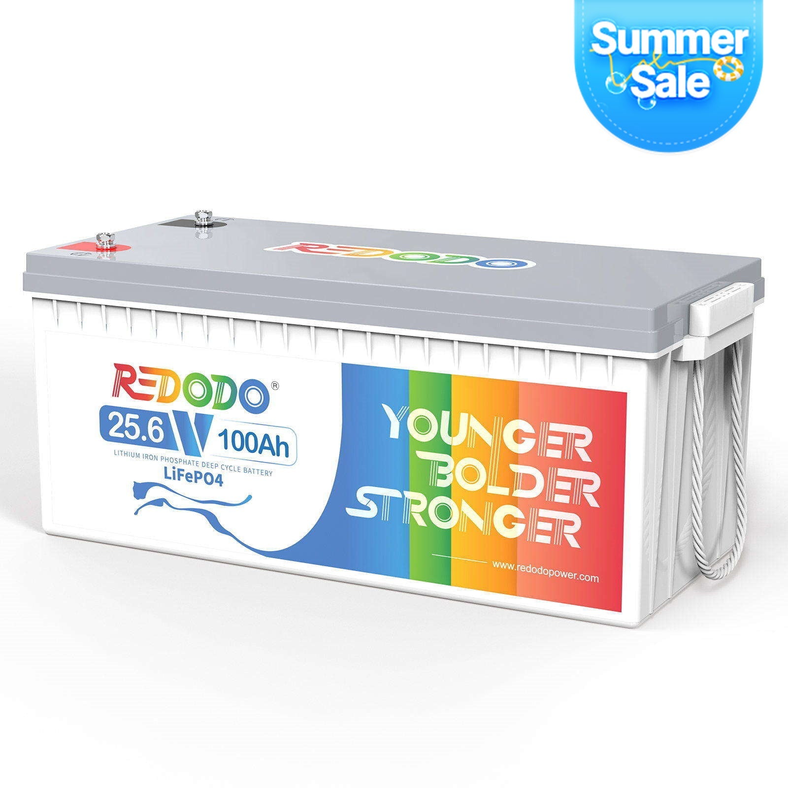 Redodo 24V 100Ah Lithium Battery | For RVs, Trolling Motors, Marine and Off-Grid Applications Redodo CA