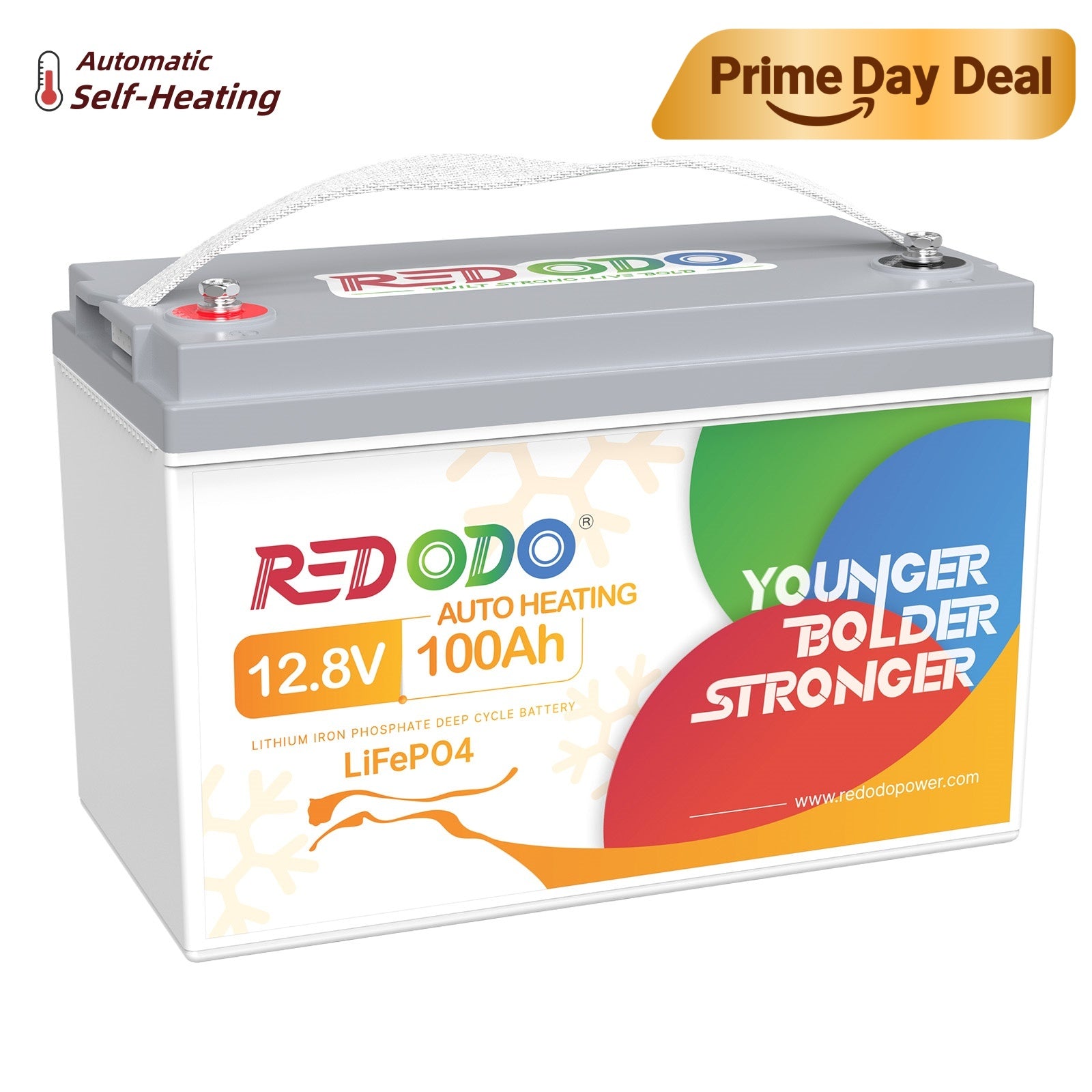 Redodo 12V 100Ah Self-Heating LiFePO4 Lithium Battery | For RV, Boats, Solar Home Systems Redodo CA