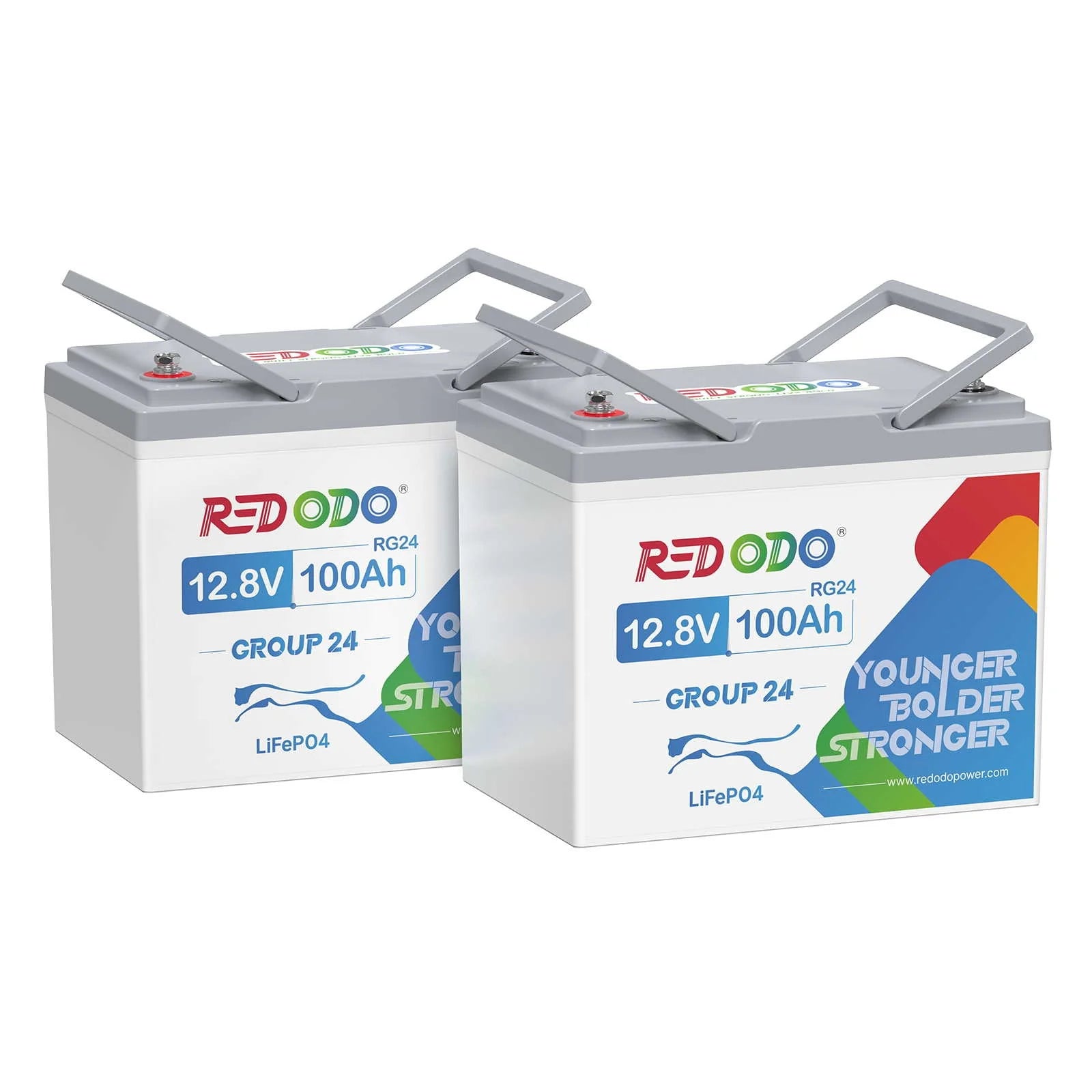 Redodo 12V 100Ah Group 24 LiFePO4 Deep Cycle Battery Redodo CA