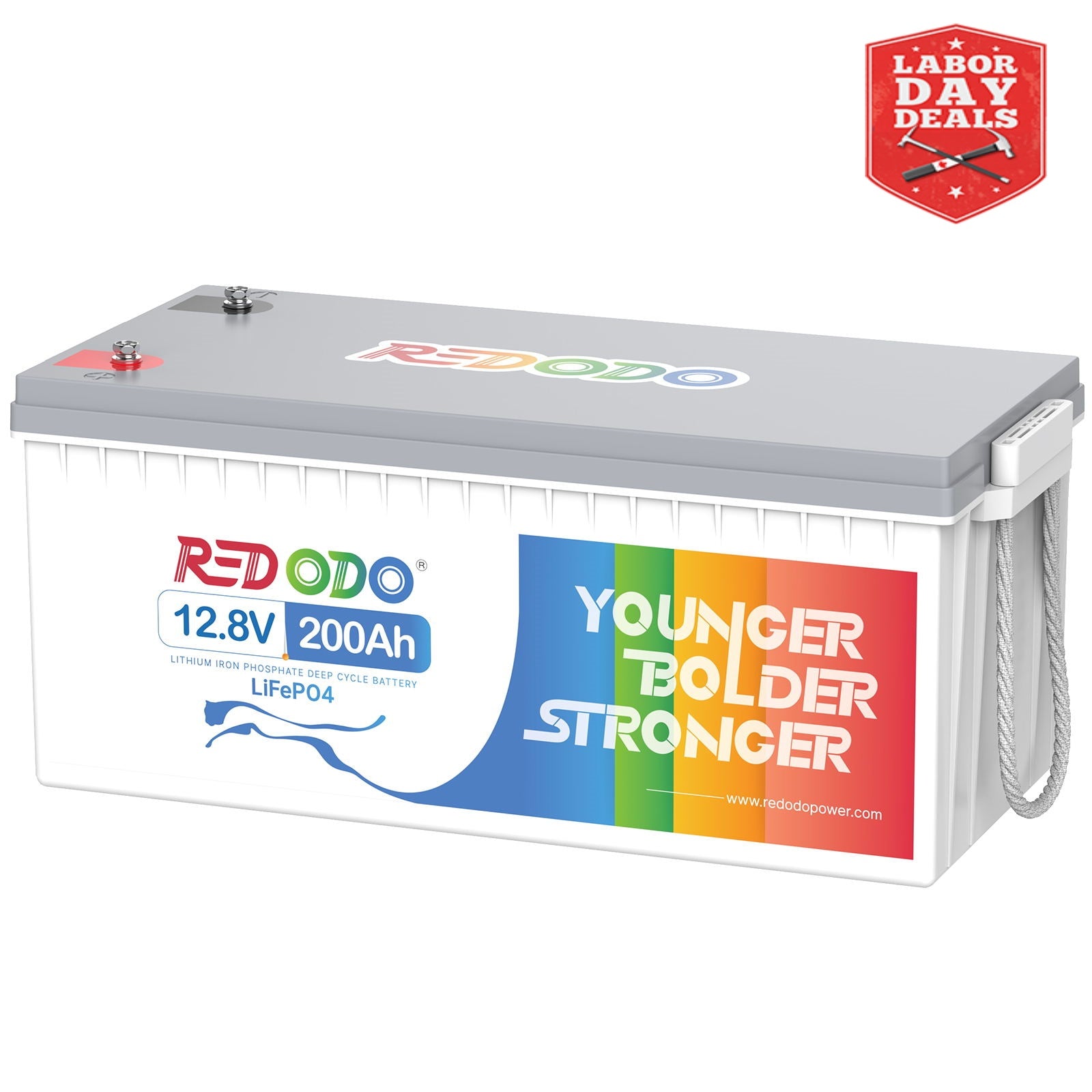 Redodo 12V 200Ah Lithium LiFePO4 Battery | 1280W Load Power | For RV, Solar, Off-Grid Redodo CA