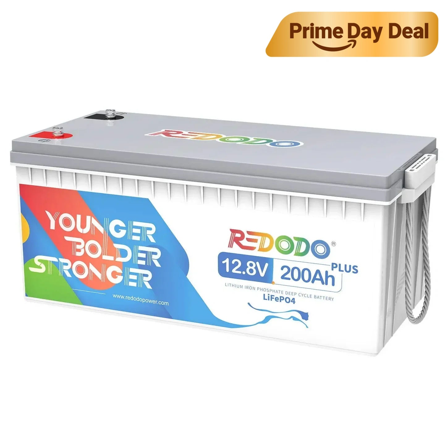 Redodo 12V 200Ah Plus Deep Cycle LiFePO4 Lithium Battery 2560W Load Power | For Solar Home, RV, Marine Redodo CA