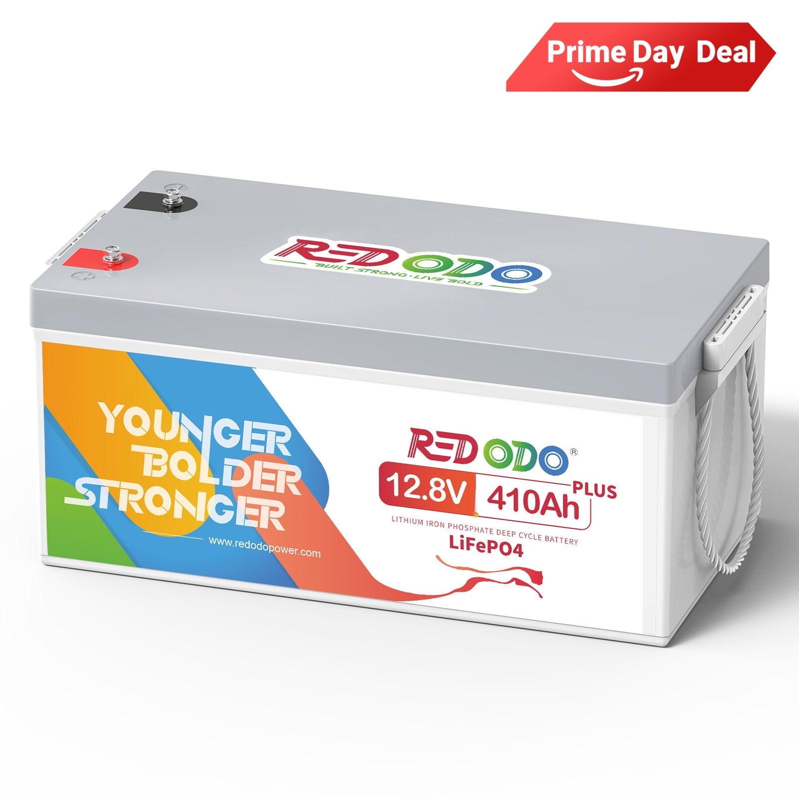 Redodo 12V 410Ah Deep Cycle Lithium Battery Perfect for Home Energy Storage, RV, Marine