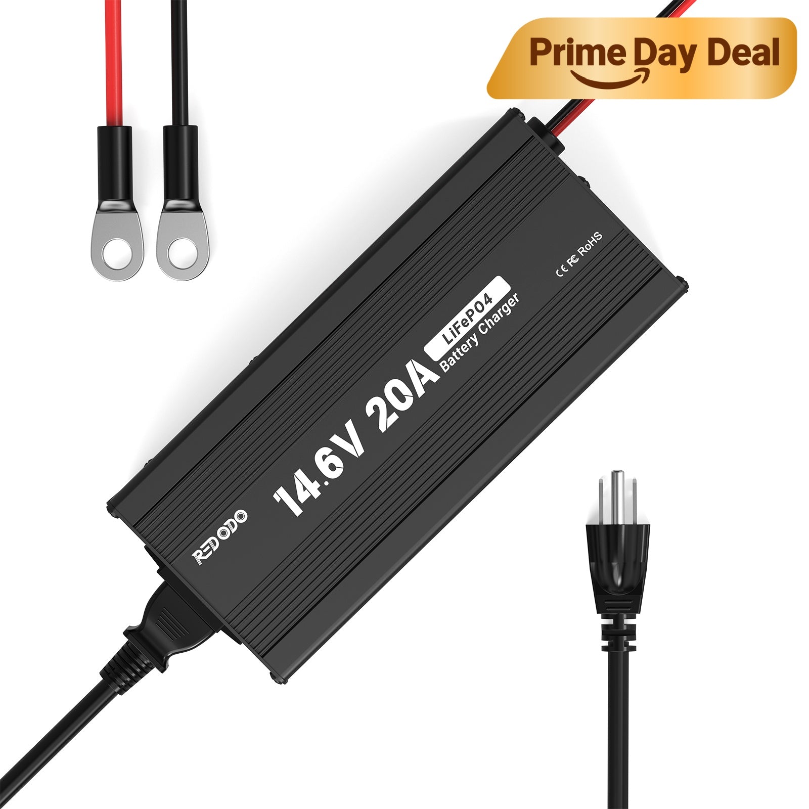 Redodo 14.6V 20A LiFePO4 Battery Charger