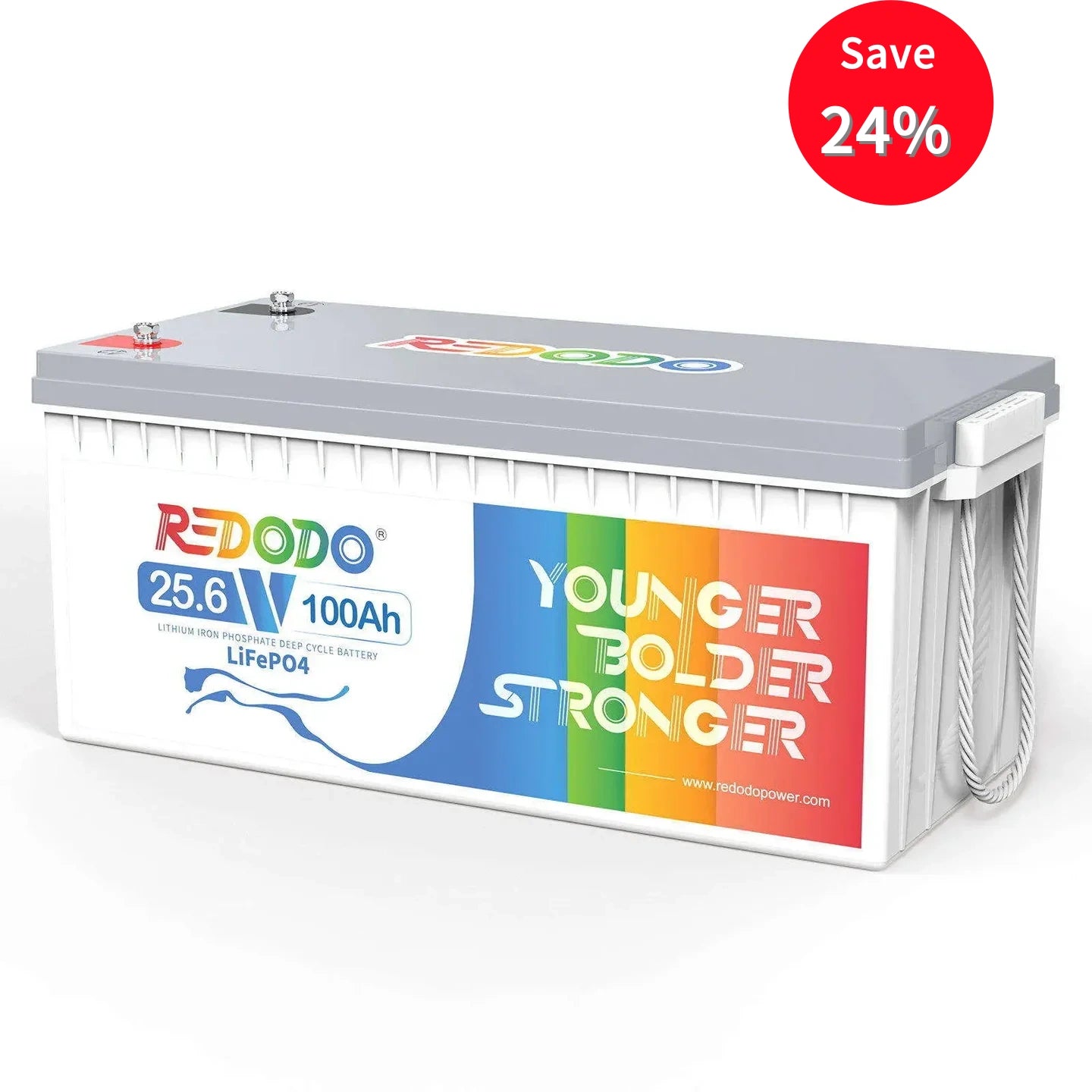 Redodo 24V 100Ah Lithium Battery