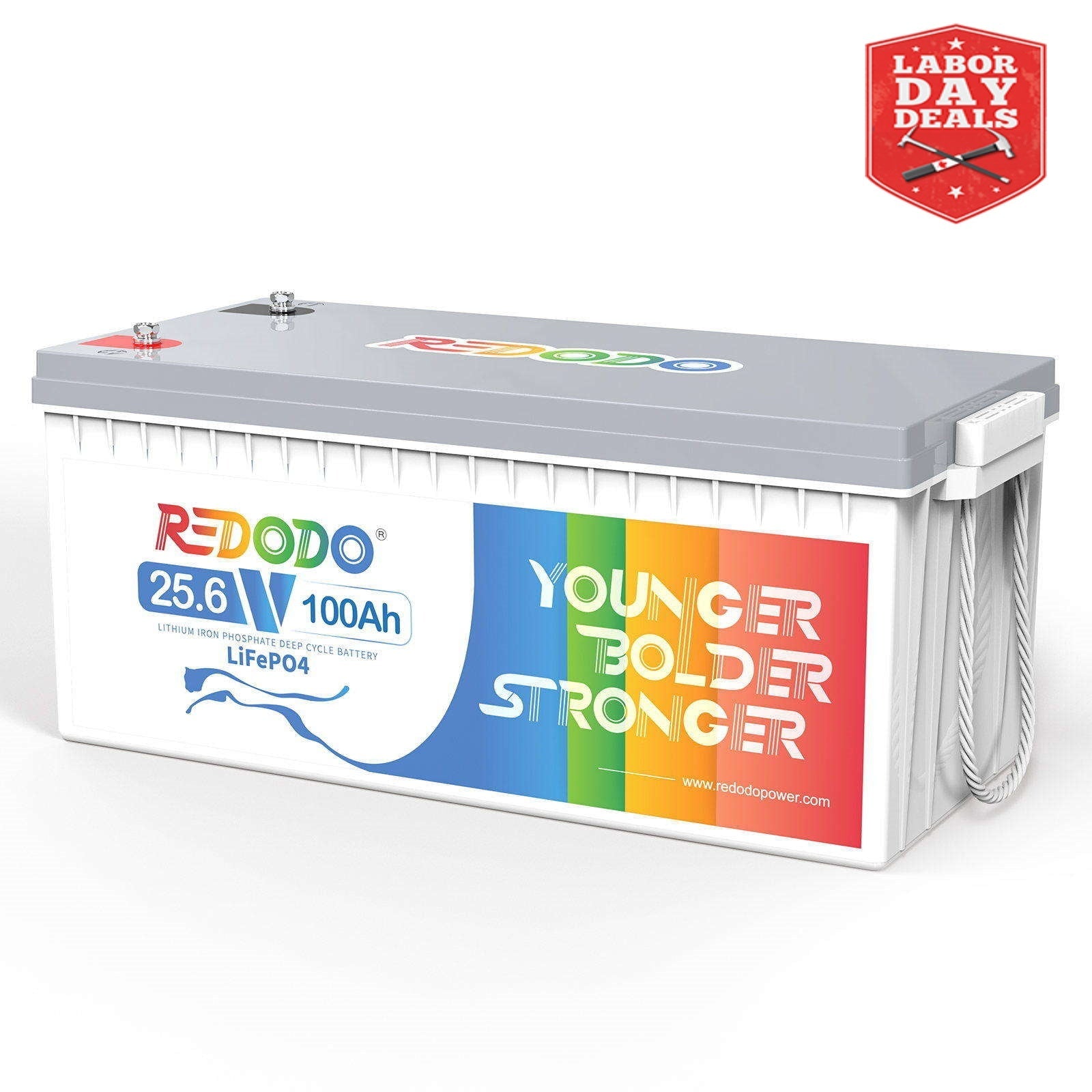 Redodo 24V 100Ah Lithium Battery | For RVs, Trolling Motors, Marine and Off-Grid Applications Redodo CA