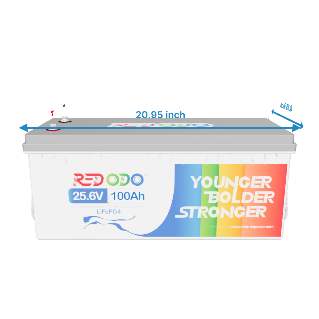24V 100Ah lithium battery 3D model