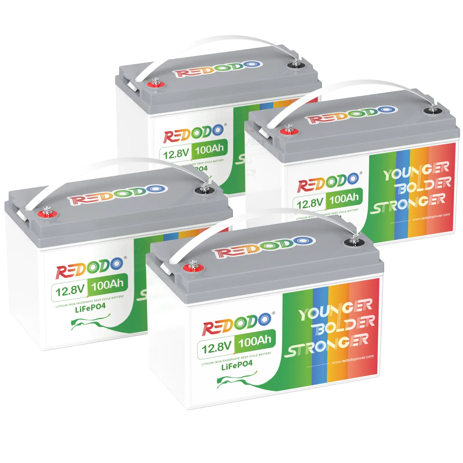 4 pack Redodo LiFePO4 battery