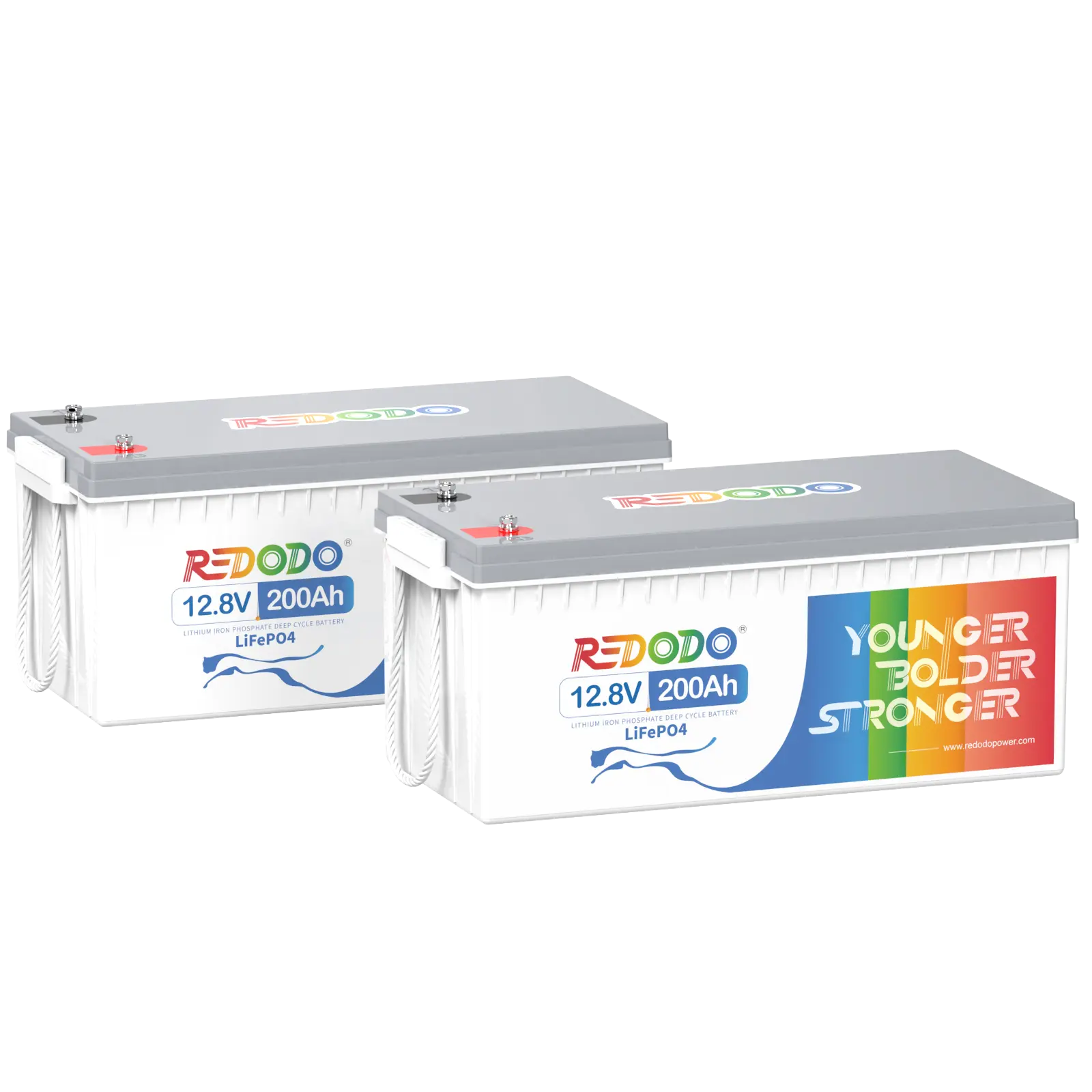 2 pack Redodo 12V 200Ah LiFePO4 Battery