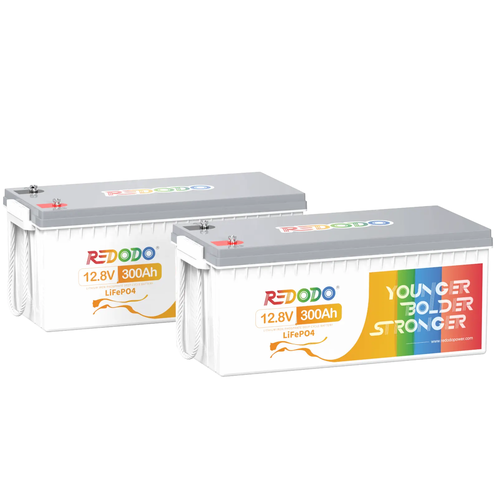 2 pack Redodo 12V 300Ah Lithium LiFePO4 Battery